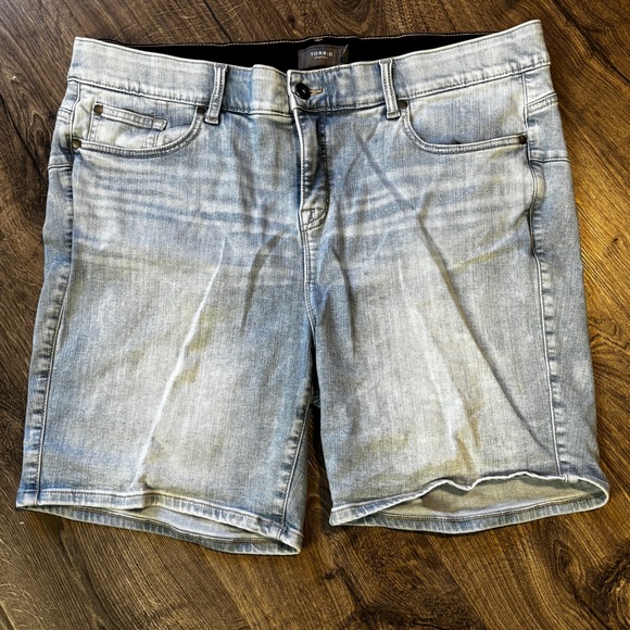 torrid Pants - Torrid Light Blue Jean Shorts